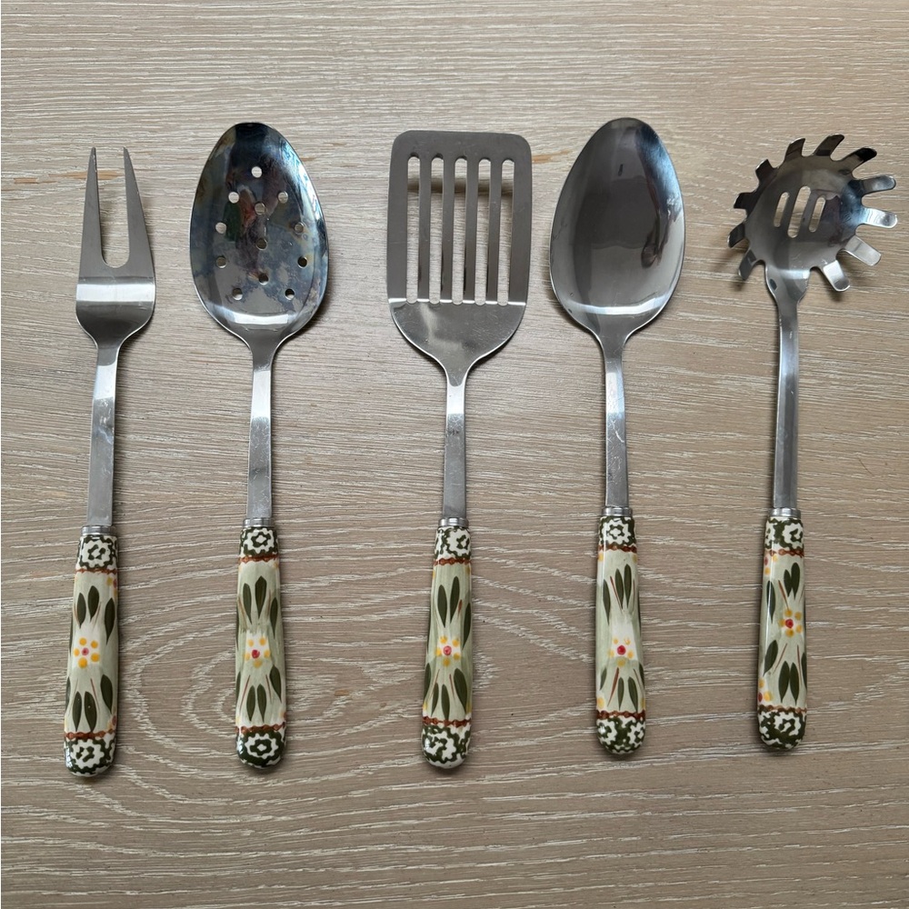 Temptations Old World Handle Stainless Steel Utensil Set